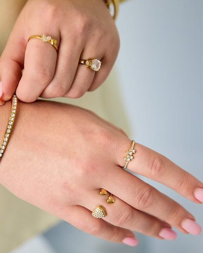 Stainless Steel Minimalist Rings Geometric Shape Simple Daily Simple Series Women's jewelry