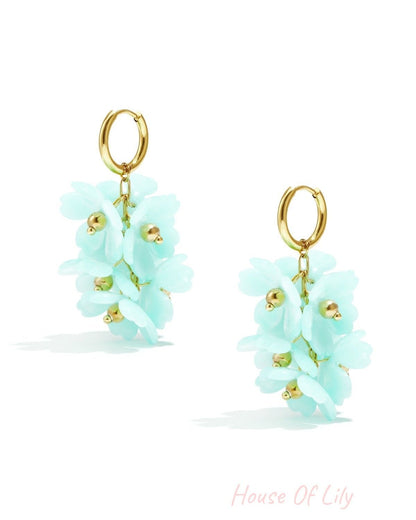 Charming Flower Drop Earrings for Spring/Summer