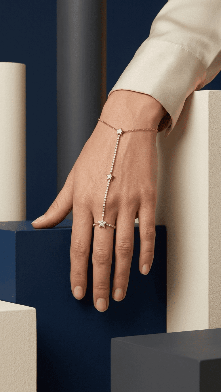 Handchain tennis-style with stars