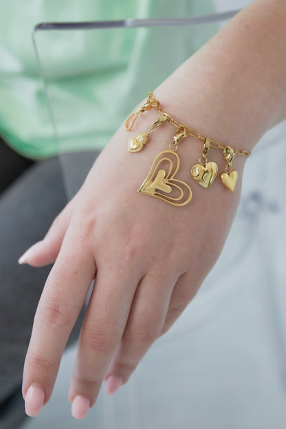 Gilded Heart Charm