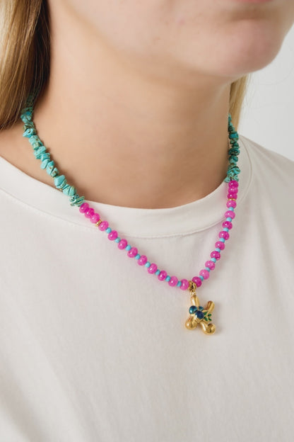 Initial Charm Beaded
